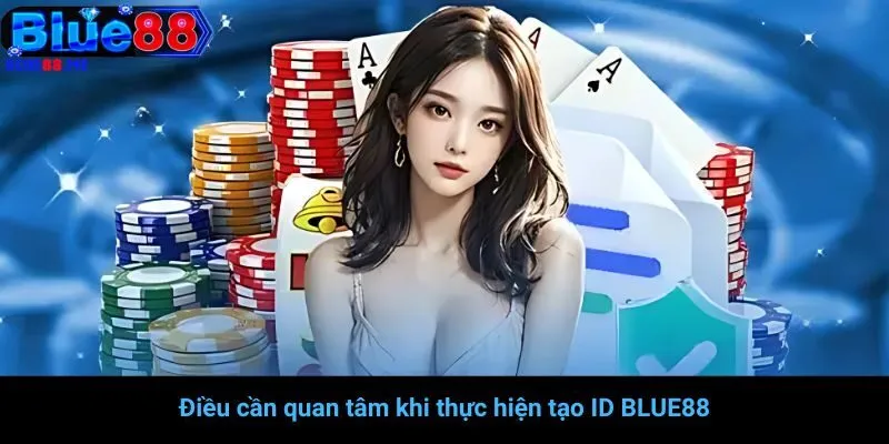 Điều cần quan tâm khi thực hiện tạo ID BLUE88