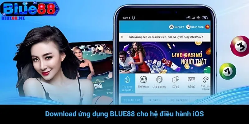 Download ứng dụng BLUE88 cho hệ điều hành iOS