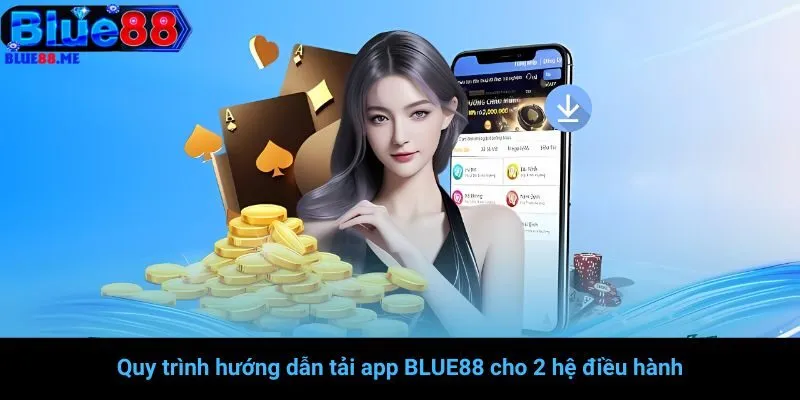 Quy trình hướng dẫn tải app BLUE88 cho 2 hệ điều hành